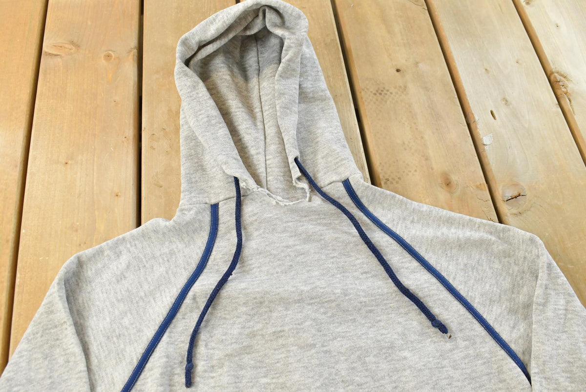 Vintage 1980s Streetwear Blank Raglan Hoodie Sweatshirt Men's M from propervintagecanada