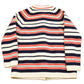 Vintage 1980s Striped Knitted Cardigan Sweater Women's M from propervintagecanada