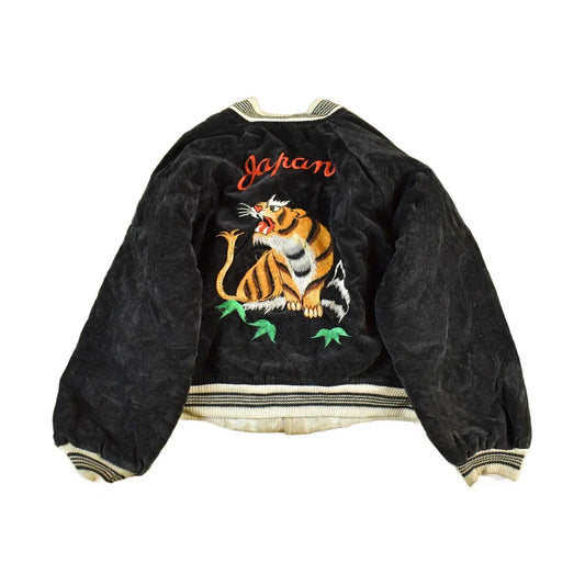 Vintage 1980s Sukajan USA Japan Souvinir Bomber Jacket Toddler-Youth XS from propervintagecanada