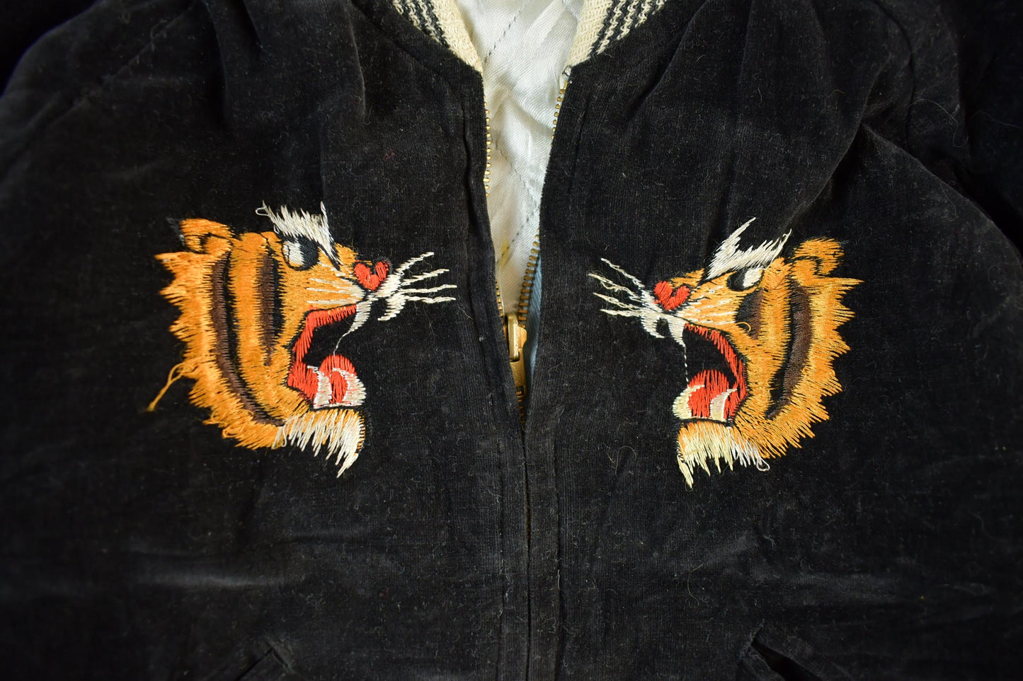 Vintage 1980s Sukajan USA Japan Souvinir Bomber Jacket Toddler-Youth XS from propervintagecanada
