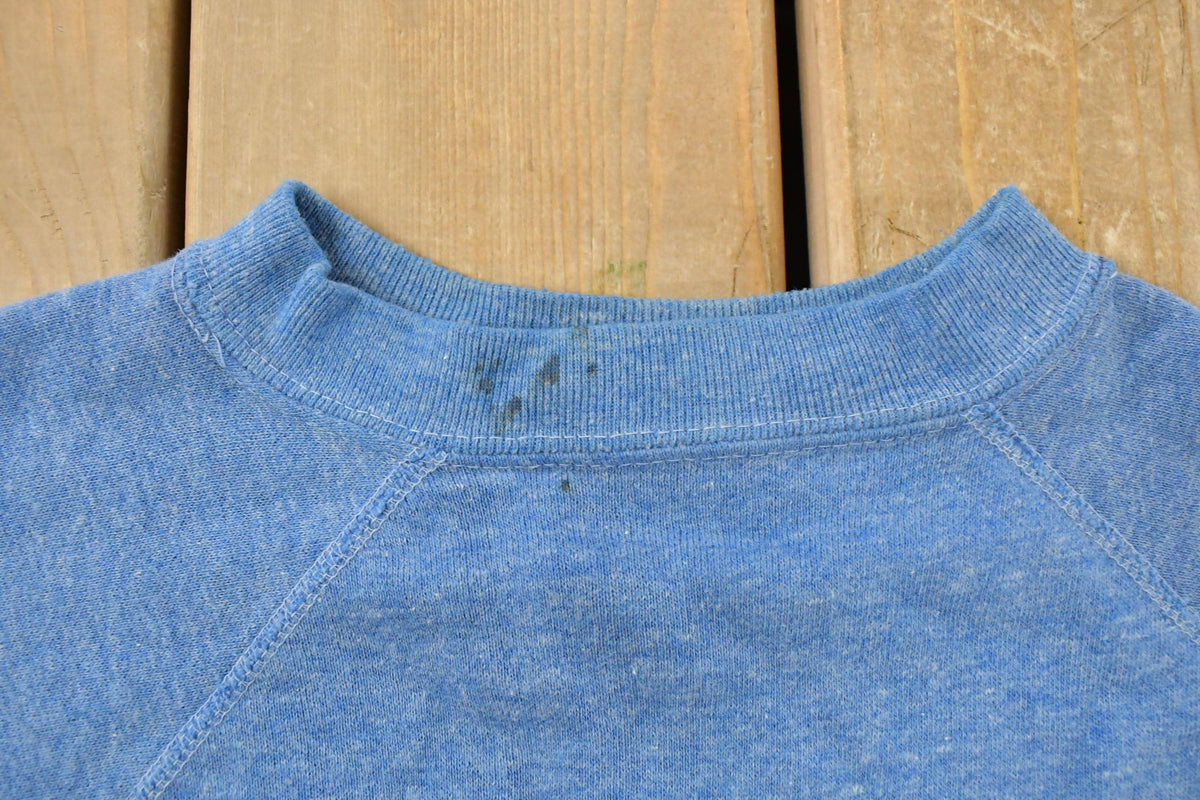 Vintage 1980s Sun Faded Blank Crewneck Sweatshirt Men's Medium from propervintagecanada