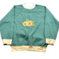 Vintage 1980s Sunflower Embroidered Raglan Sweatshirt Men's Medium from propervintagecanada