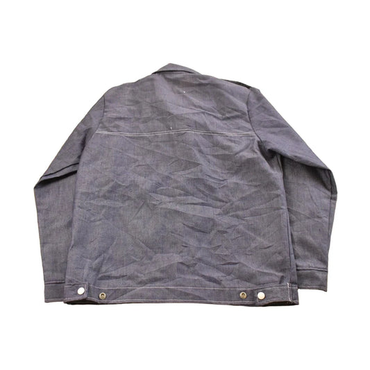 Vintage 1980s Swingster Denim Pearl Snap Button Up Shirt Men's M from propervintagecanada