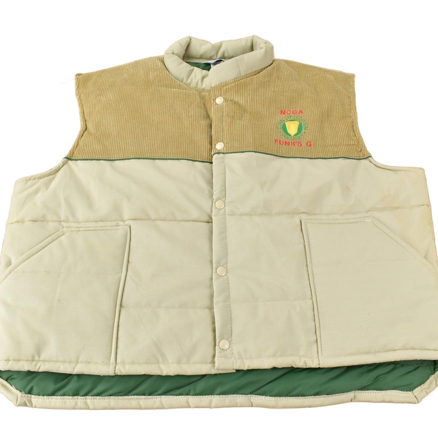 Vintage 1980s Swingster Embroidered Vest Men's 2XL from propervintagecanada