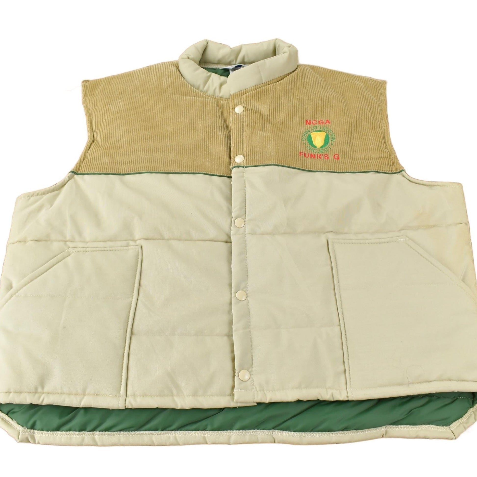 Vintage 1980s Swingster Embroidered Vest Men's 2XL from propervintagecanada