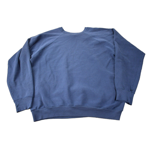 Vintage 1980s Syracuse University Distressed Collegiate Raglan Crewneck Men's L from propervintagecanada