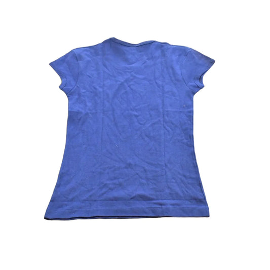 Vintage 1980s T-Shirt City Kitsilano Navy Blue Blank T-Shirt Women's S from propervintagecanada