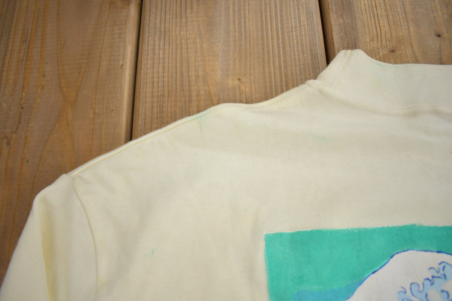 Vintage 1980s Takaoka Beach Club Surfing Graphic Souvenir T Shirt Men's Medium from propervintagecanada
