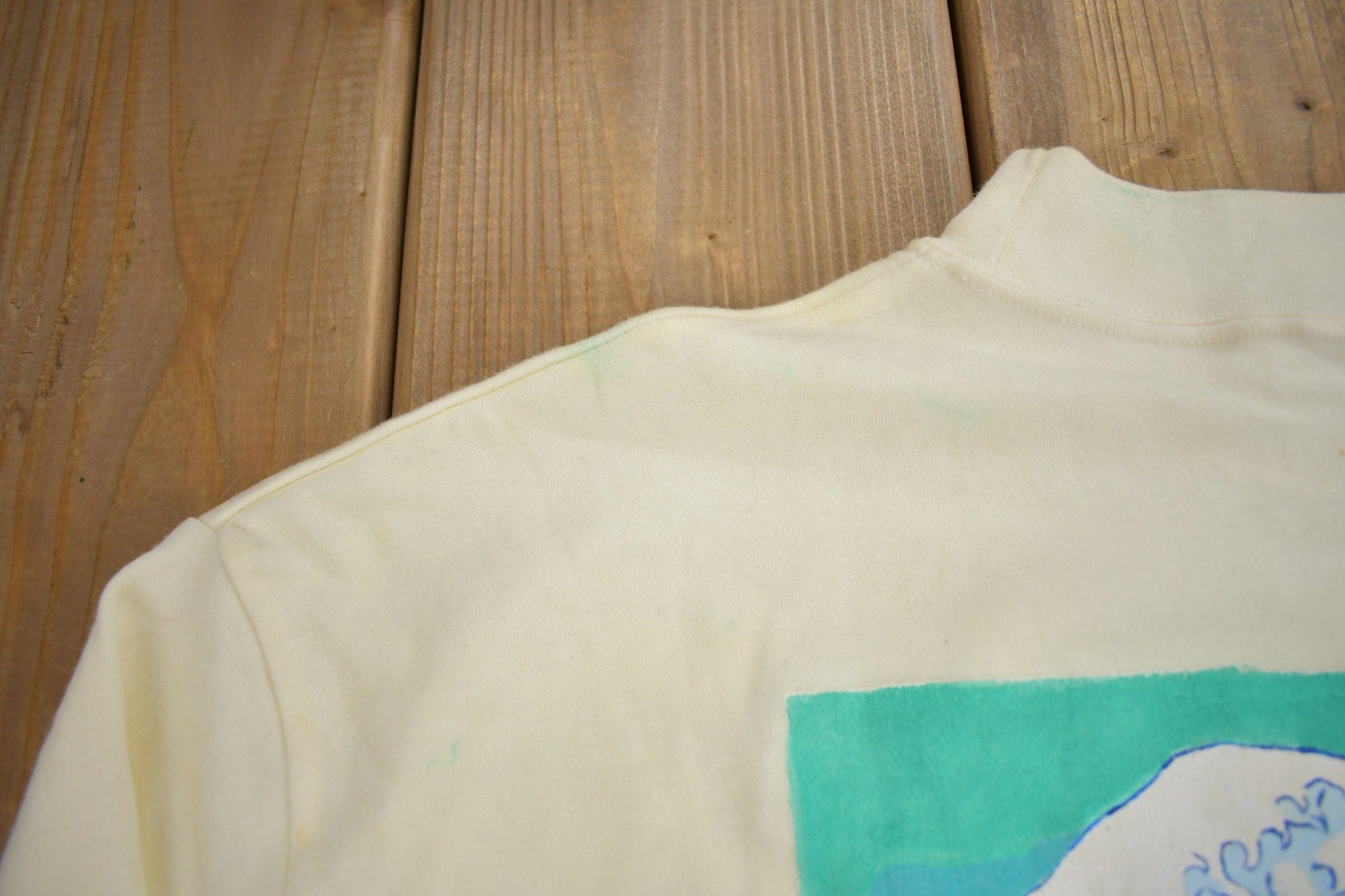 Vintage 1980s Takaoka Beach Club Surfing Graphic Souvenir T Shirt Men's Medium from propervintagecanada