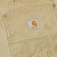 Vintage 1980s Tan Carhartt Double Knee Work Pants Men's 40 x 26 from propervintagecanada