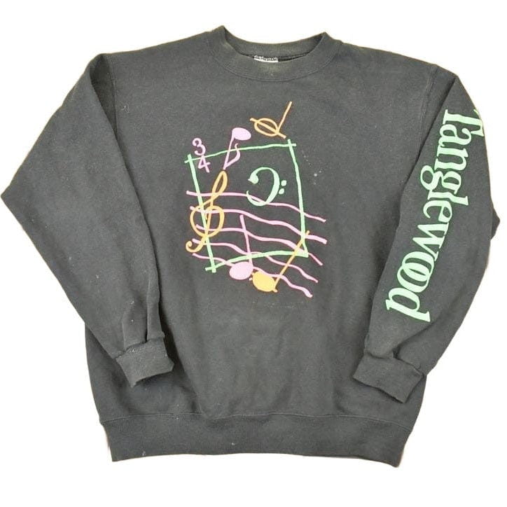 Vintage 1980s Tanglewood Abstract Graphic Print Crewneck Sweatshirt Men's M from propervintagecanada