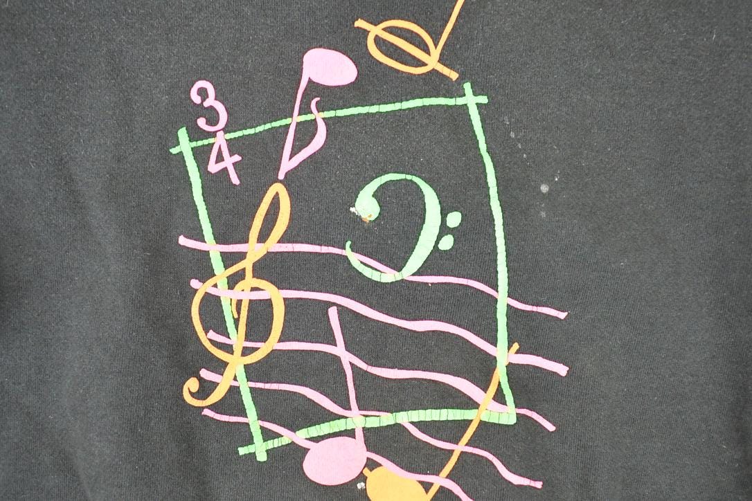 Vintage 1980s Tanglewood Abstract Graphic Print Crewneck Sweatshirt Men's M from propervintagecanada