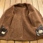 Vintage 1980s Tanns Of Taunton Lambskin Fur Lined Jacket Men's Medium from propervintagecanada