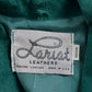Vintage 1980s Teal Suede Fringe Jacket from propervintagecanada