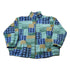 Vintage 1980s Teddi All Over Print Full Zip Fleece Sweater Men&
