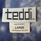 Vintage 1980s Teddi All Over Print Full Zip Fleece Sweater Men's Large from propervintagecanada
