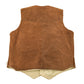 Vintage 1980s Texco Sherpa Lined Denim Button Up Vest Men's Large from propervintagecanada