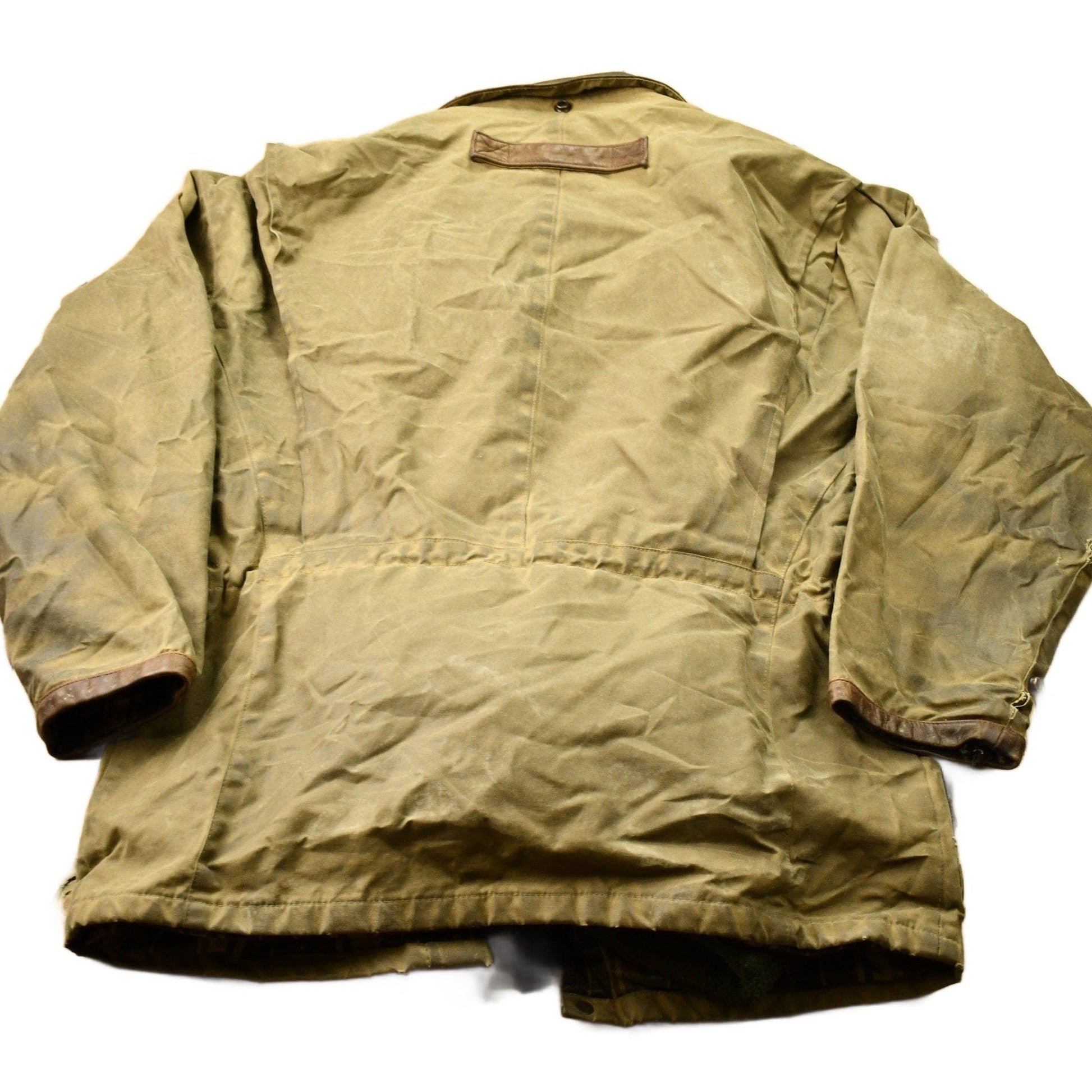 Vintage 1980s The Australia Outback Collection Waxed Leather Jacket Men's Medium from propervintagecanada
