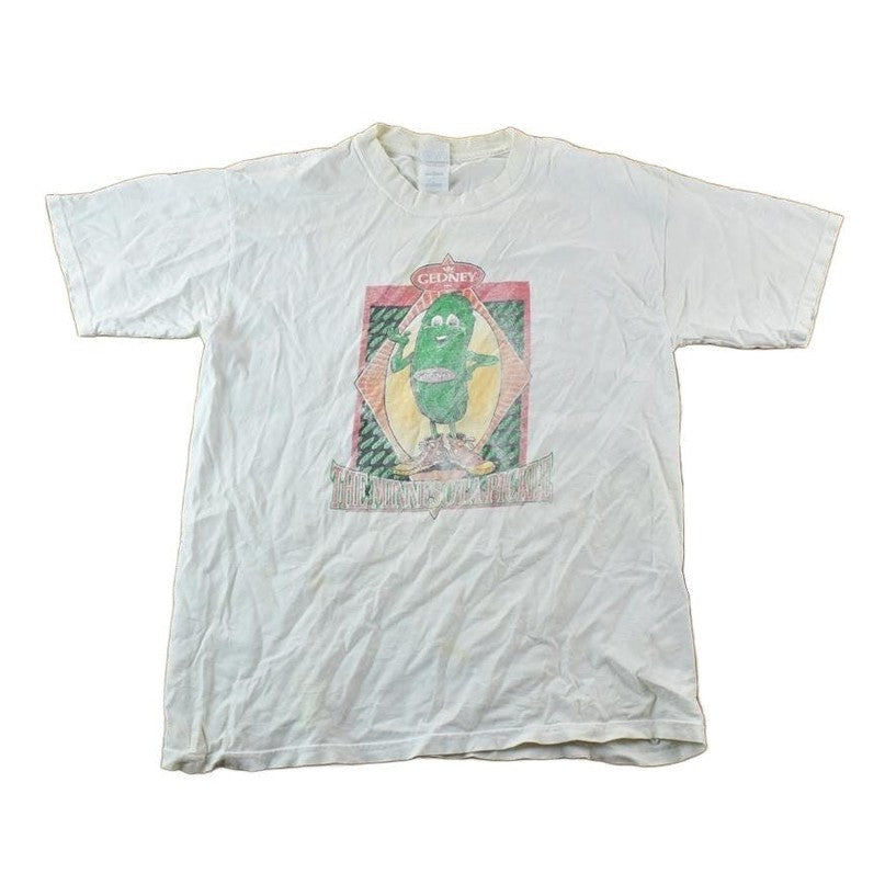 Vintage 1980s The Minnesota Pickle Gedney Souvenir Single Stitch Graphic Print T-Shirt Men's Large from propervintagecanada