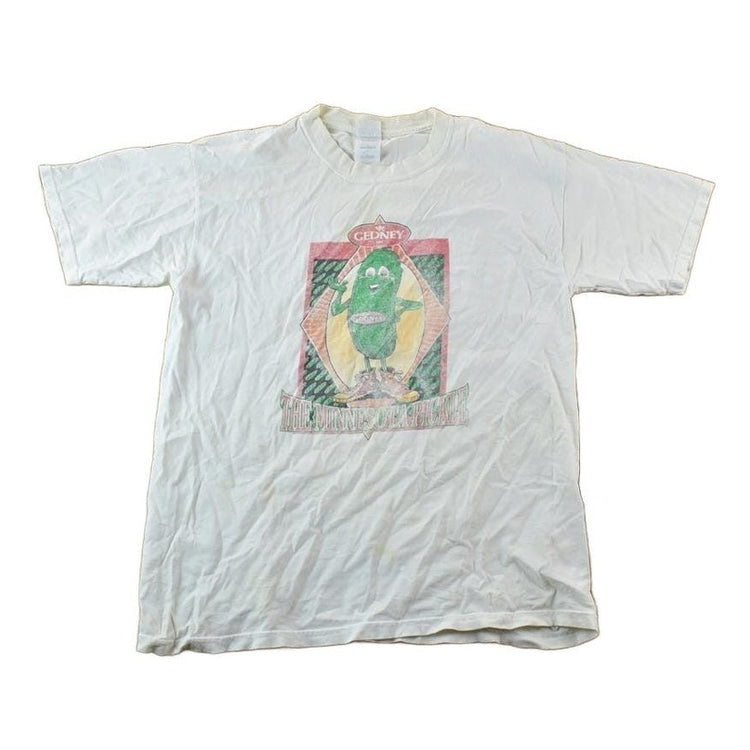 Vintage 1980s The Minnesota Pickle Gedney Souvenir Single Stitch Graphic Print T-Shirt Men's Large from propervintagecanada