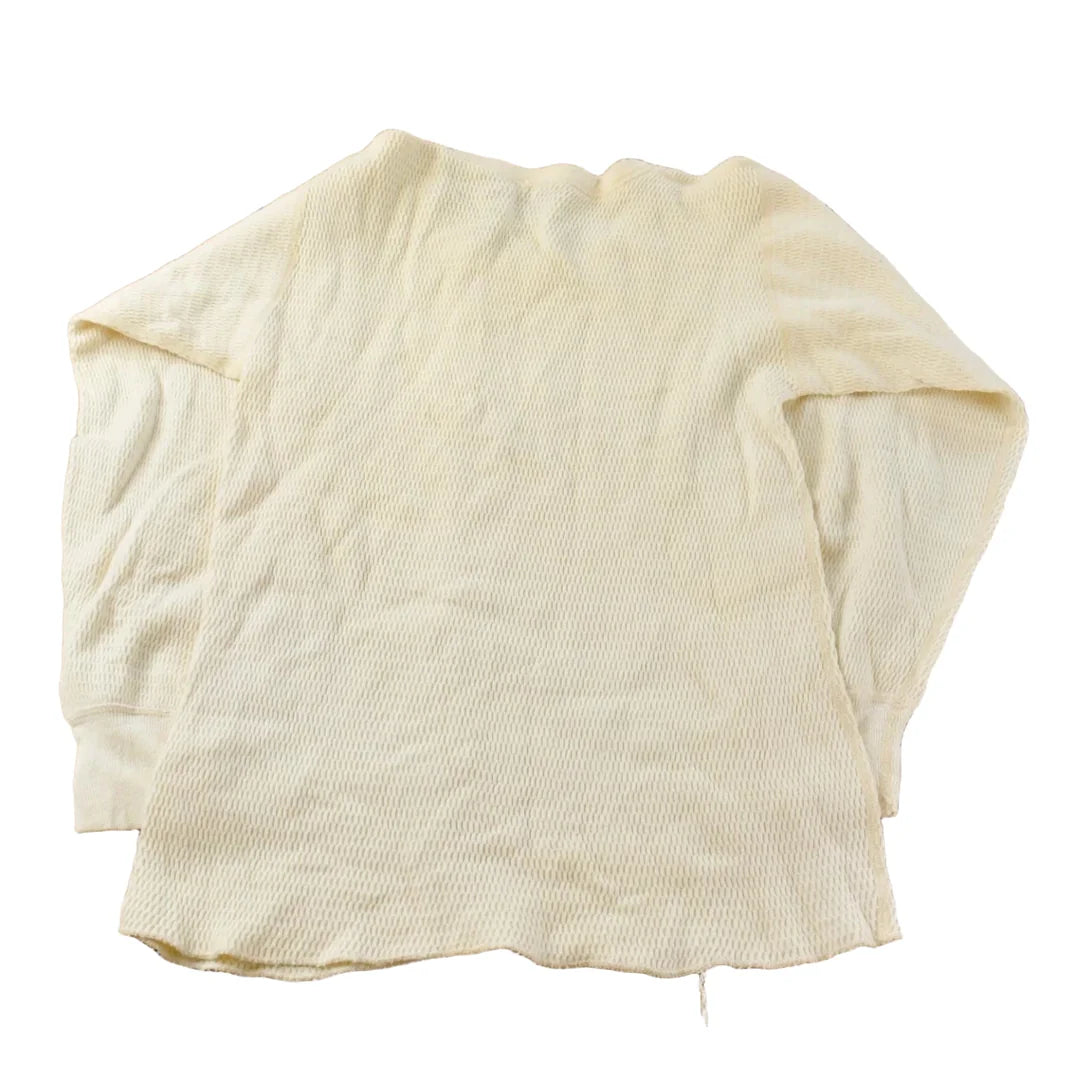 Vintage 1980s Thermal Crewneck Undershirt Mens S from propervintagecanada
