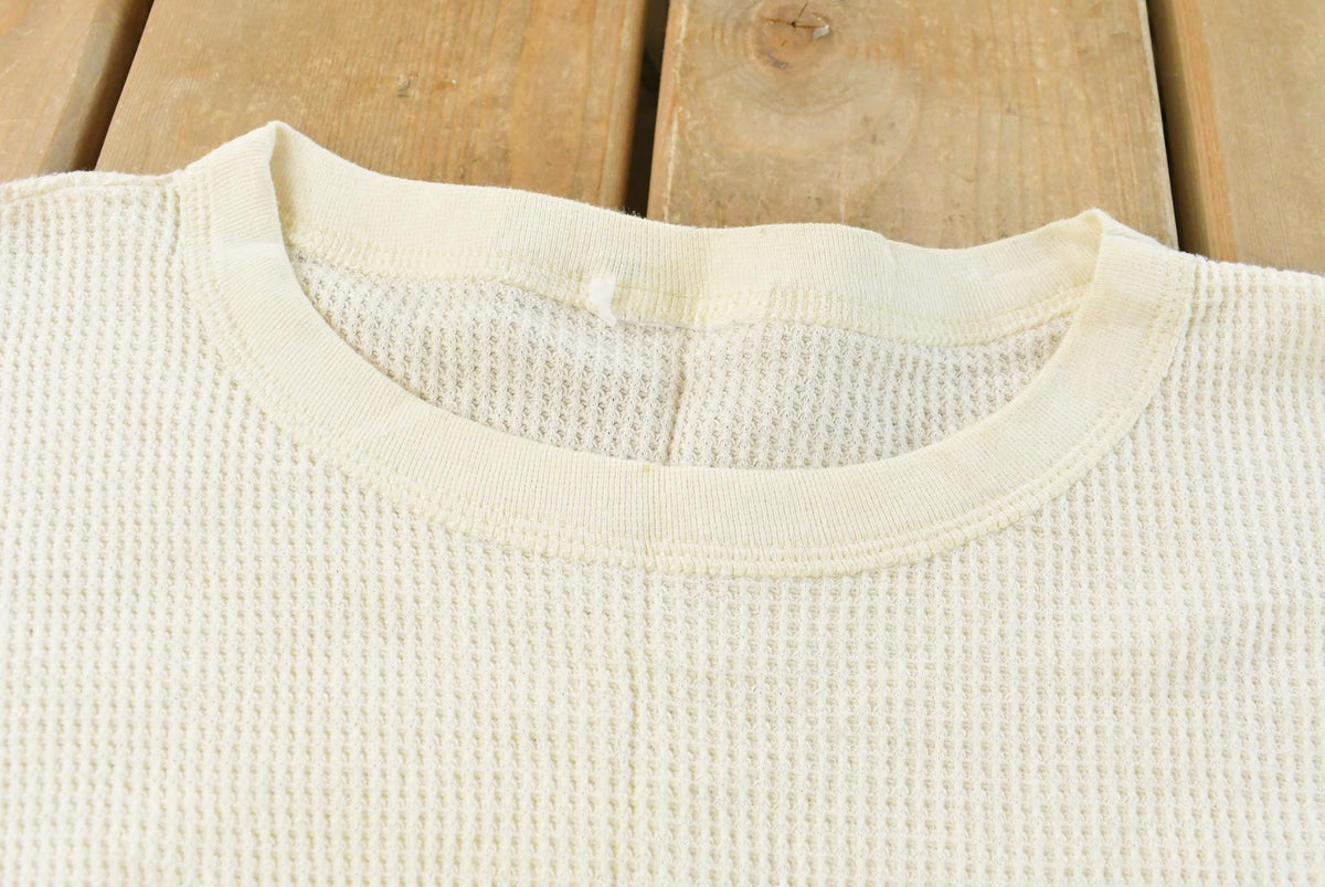 Vintage 1980s Thermal Undershirt Men's L from propervintagecanada