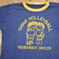 Vintage 1980s Think Volleyball Remember Brock Graphic T Shirt Men's Small from propervintagecanada