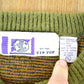 Vintage 1980s Tip Top Wool Knit Abstract Pattern Crewneck Sweater Mens L from propervintagecanada