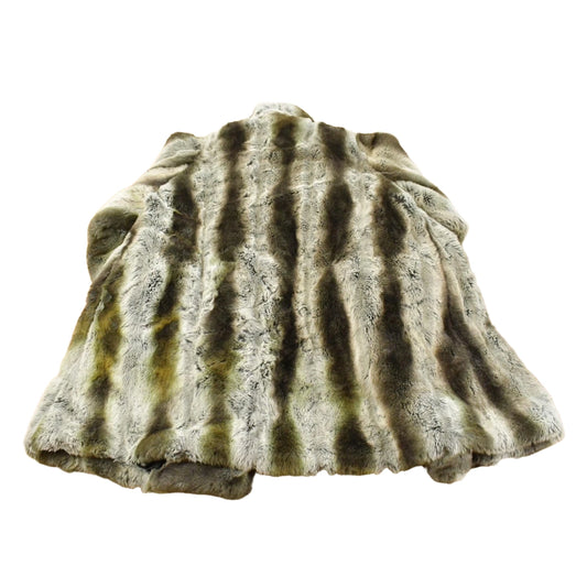 Vintage 1980s Tissavel Faux Fur Modacrylic Jacket Coat Women's 2XL from propervintagecanada