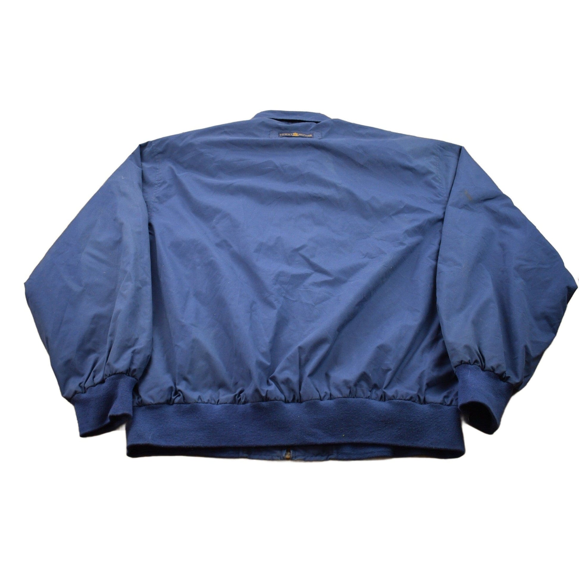 Vintage 1980s Tommy Hilfiger Embroidered Full Zip Golf Jacket Men's Large from propervintagecanada