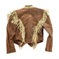 Vintage 1980s Tony Lama Americana Suede Fringe Jacket from propervintagecanada