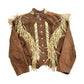Vintage 1980s Tony Lama Americana Suede Fringe Jacket from propervintagecanada