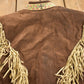 Vintage 1980s Tony Lama Americana Suede Fringe Jacket from propervintagecanada