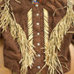 Vintage 1980s Tony Lama Americana Suede Fringe Jacket from propervintagecanada