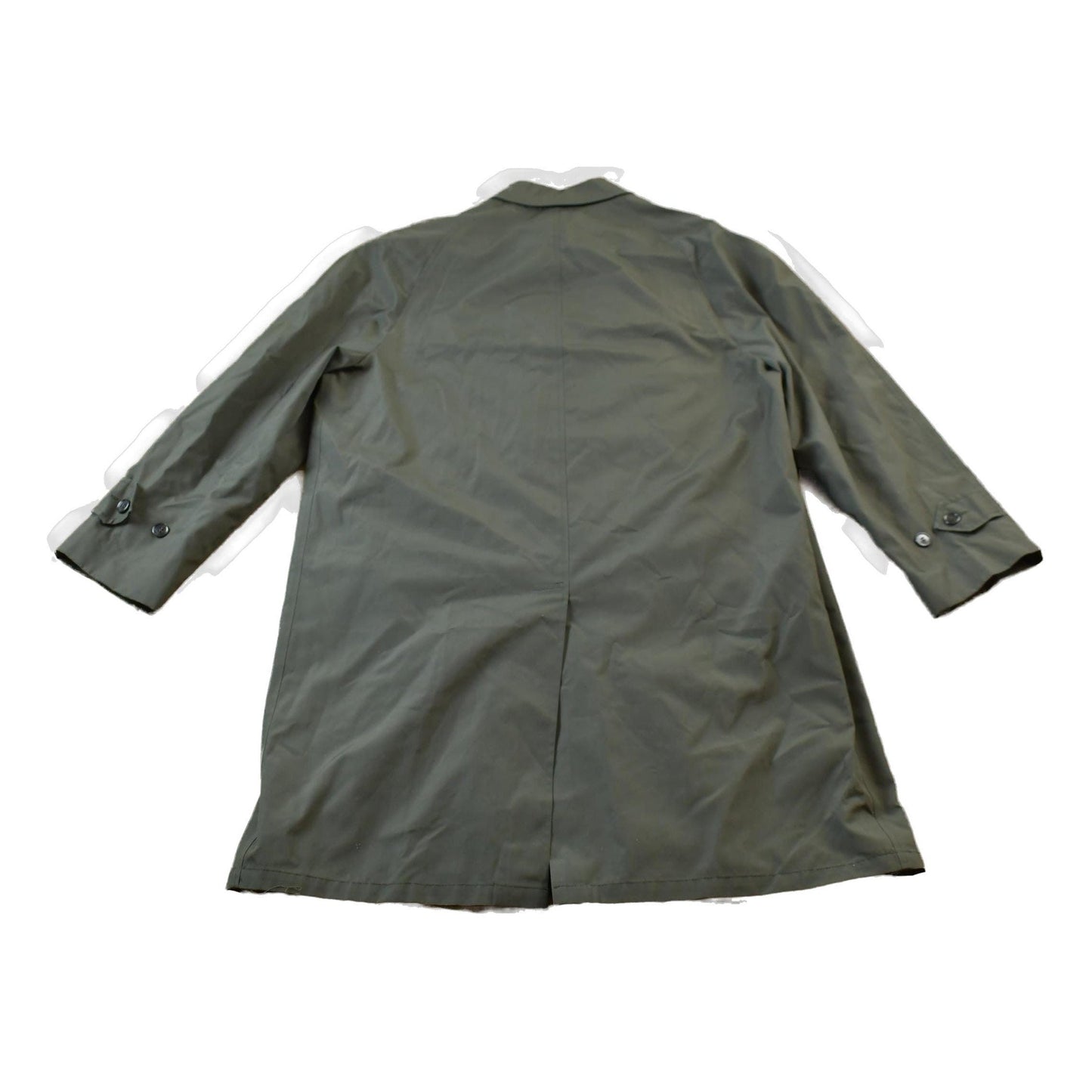 Vintage 1980s TownCraft Full Length Wool Trench Coat Men's Large from propervintagecanada