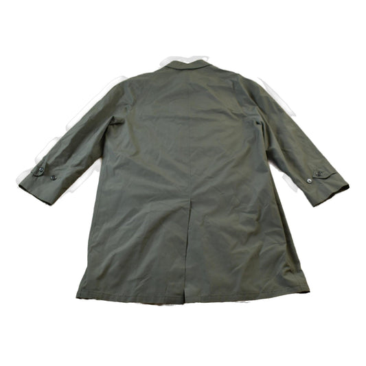 Vintage 1980s TownCraft Full Length Wool Trench Coat Men's Large from propervintagecanada