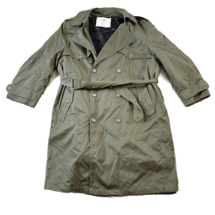 Vintage 1980s Towne London Fog Full Length Double Breasted Trench Coat Men's Large from propervintagecanada