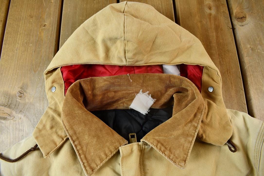 Vintage 1980s Traditional Carhartt Work Coat Men's XL from propervintagecanada