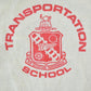 Vintage 1980s Transportation School Ringer Souvenir Single Stitch Graphic Print T-Shirt Men's XS from propervintagecanada