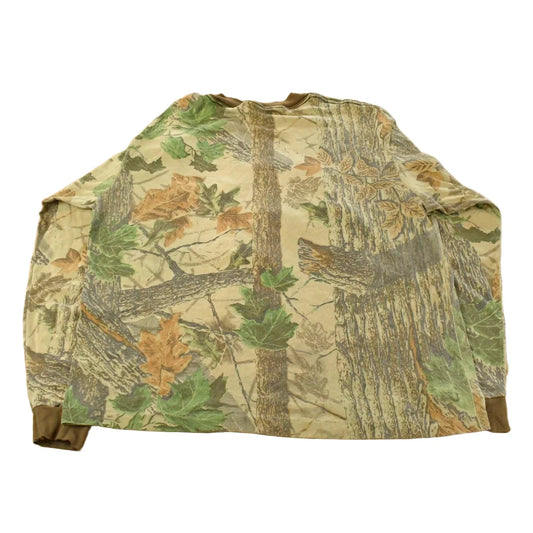 Vintage 1980s Tree Camo Long Sleeve T-Shirt Men's XL from propervintagecanada