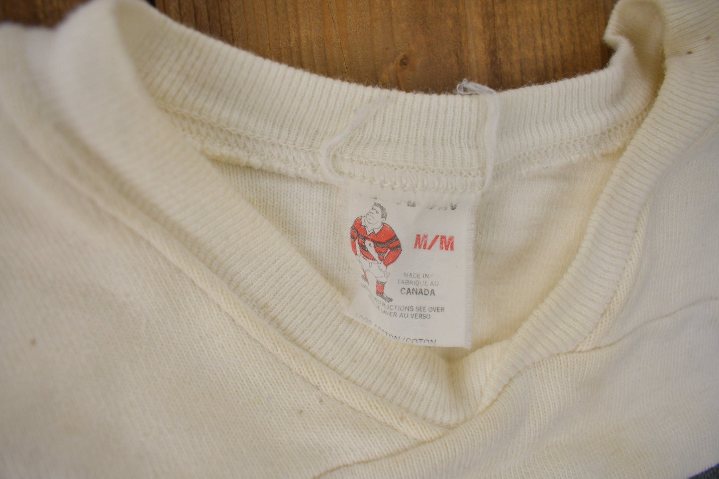 Vintage 1980s Trent University Collegiate Sweater Men's S from propervintagecanada