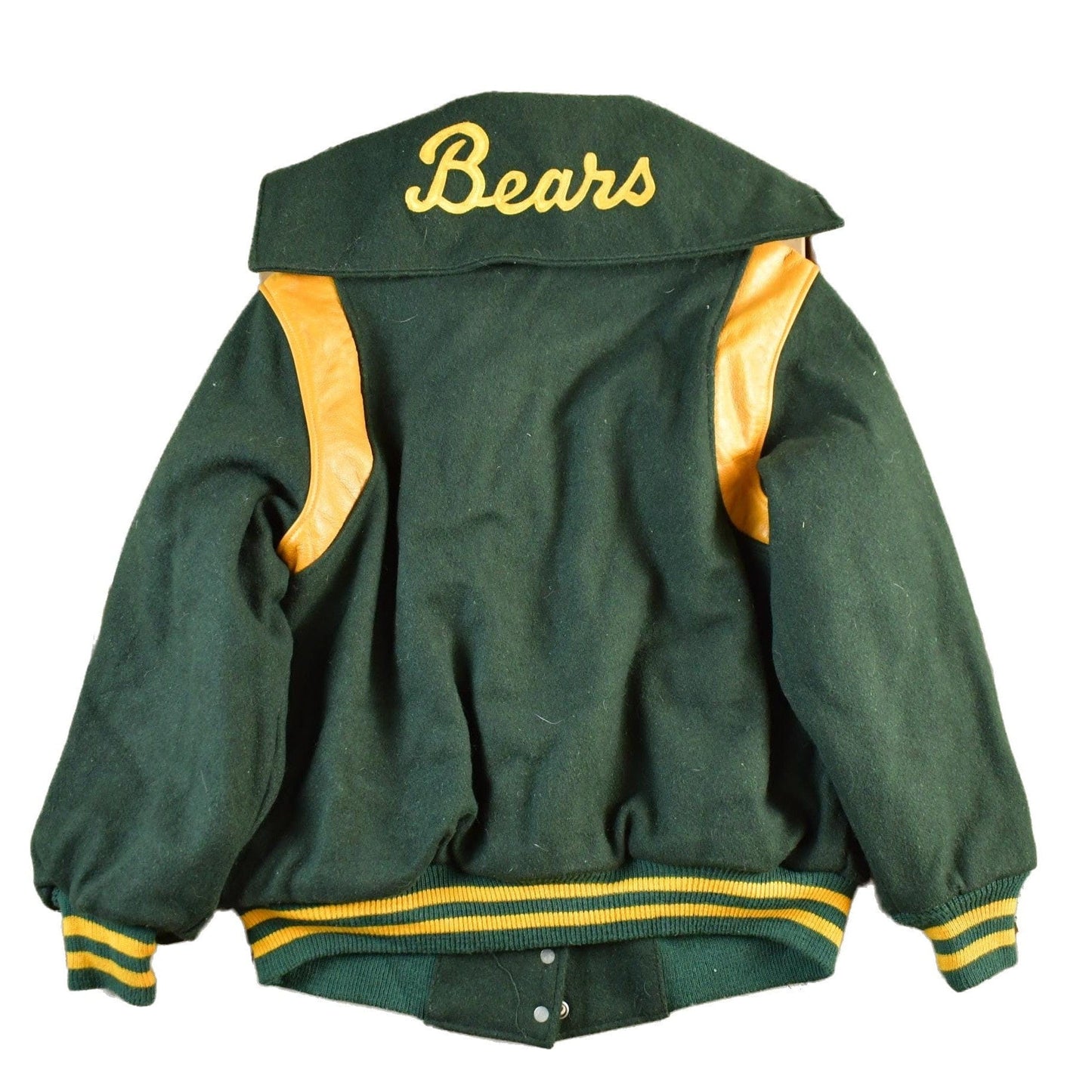 Vintage 1980s Trophy Jackets Lincoln Bears Collegiate Wool Letterman Varsity Jacket Youth XL from propervintagecanada