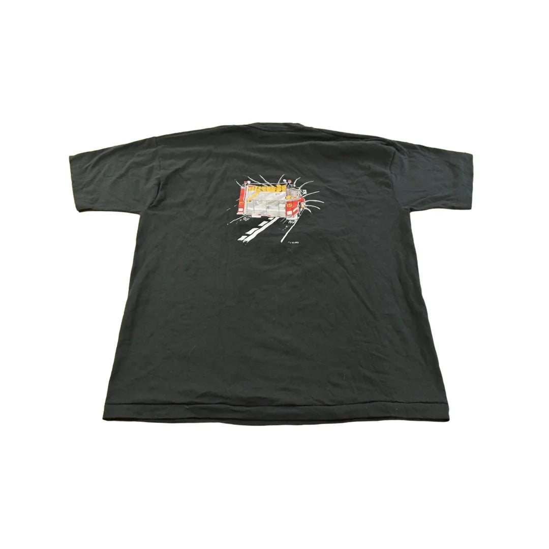 Vintage 1980s Trucker Graphic T-Shirt Men's XL from propervintagecanada