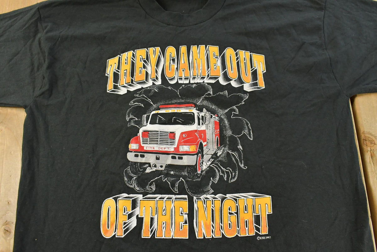 Vintage 1980s Trucker Graphic T-Shirt Men's XL from propervintagecanada