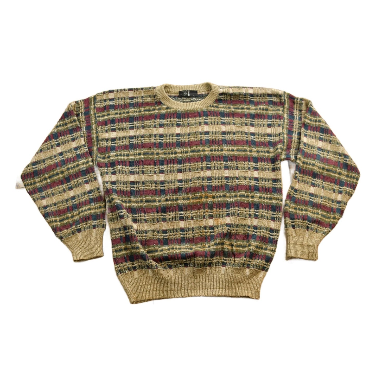 Vintage 1980s TSR USA Knitted Crewneck Sweater Men's Large from propervintagecanada