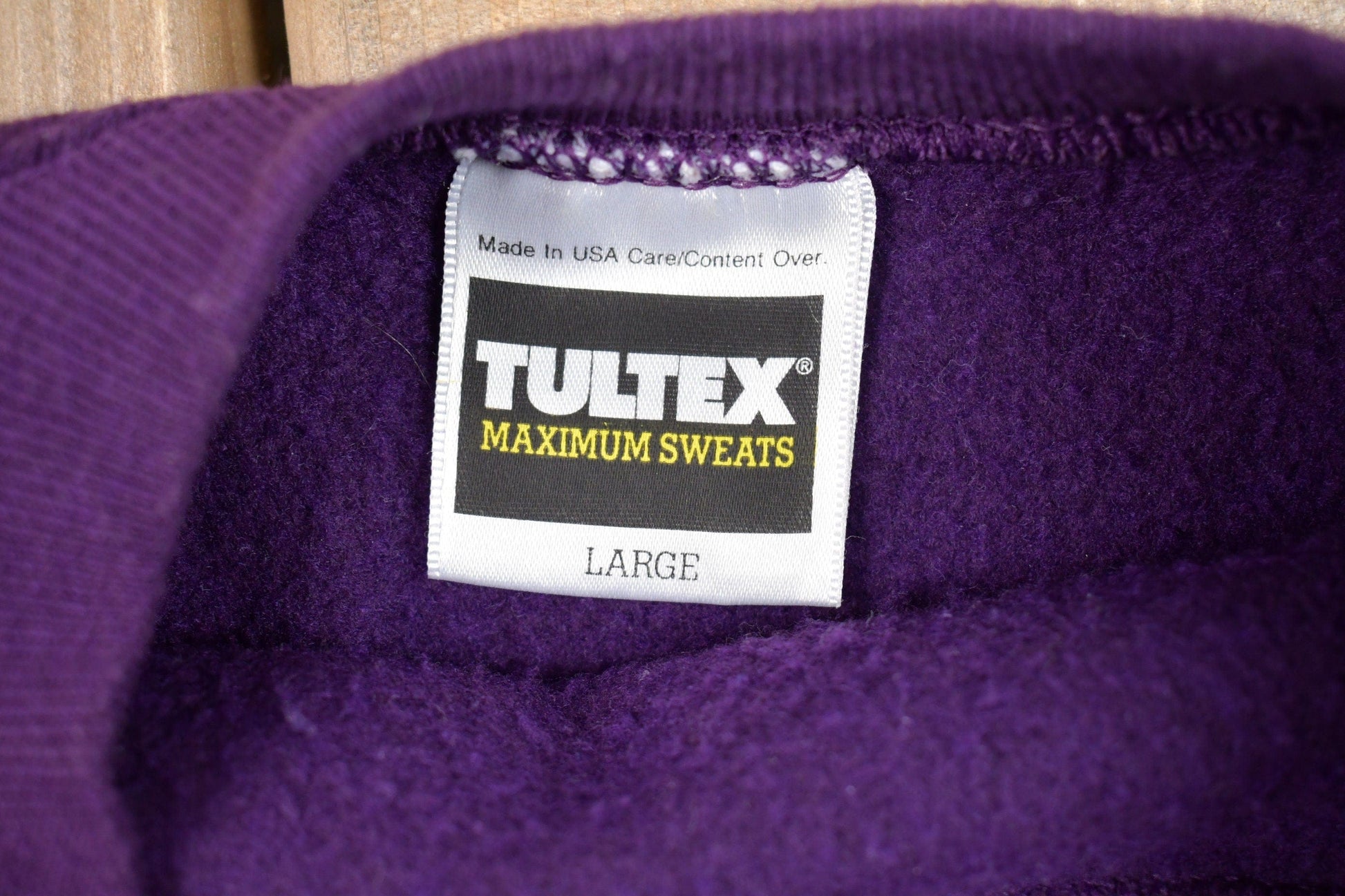 Vintage 1980s Tultex Blank Raglan Crewneck Sweatshirt Men's MMen's Medium