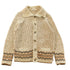 Vintage 1980s Tundra Wool Knit Cardigan Sweater Men&