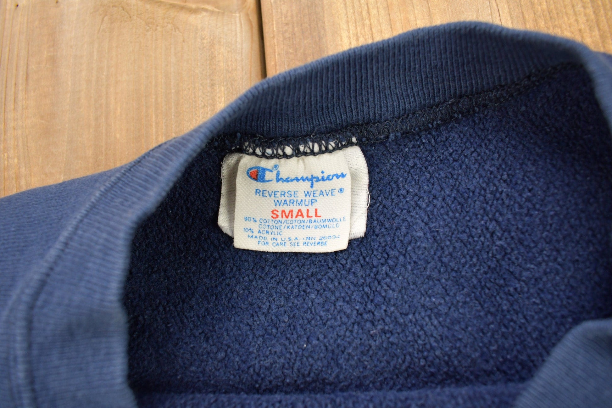 Vintage 1980s UCLA Champion Reverse Weave Warmup Crewneck from propervintagecanada