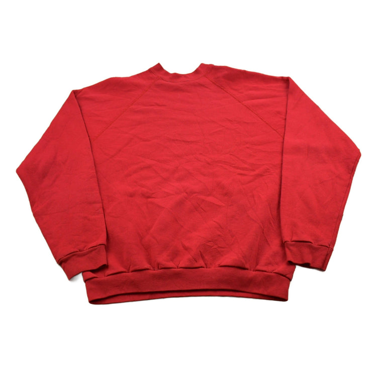 Vintage 1980s Ultra Fleece Raglan Crewneck Sweatshirt Men's Medium from propervintagecanada