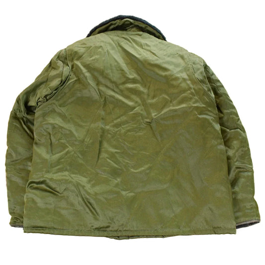 Vintage 1980s Uniforms Unlimited Sherpa Collar Flight Jacket Men's Medium / 80s True Vintage Workwear / Aviation from propervintagecanada